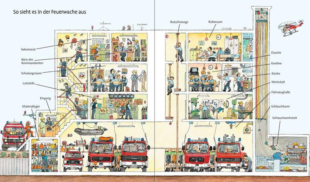 Ravensburger Buch Pappbilderbuch Meine Welt der Fahrzeuge Die Feuerwehr 43595