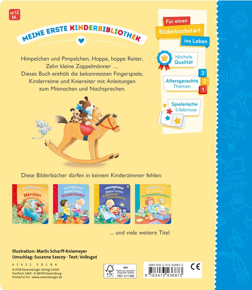 Ravensburger Pappbilderbuch Meine ersten Fingerspiele und Kinderreime 43687