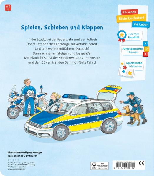 Ravensburger Pappbilderbuch Einsteigen Losfahren 43811