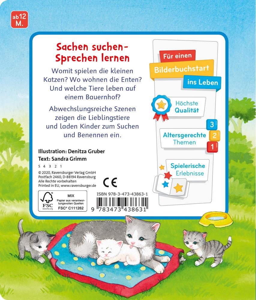 Ravensburger Pappbilderbuch Mein erstes Sachen suchen Meine Lieblingstiere 43863