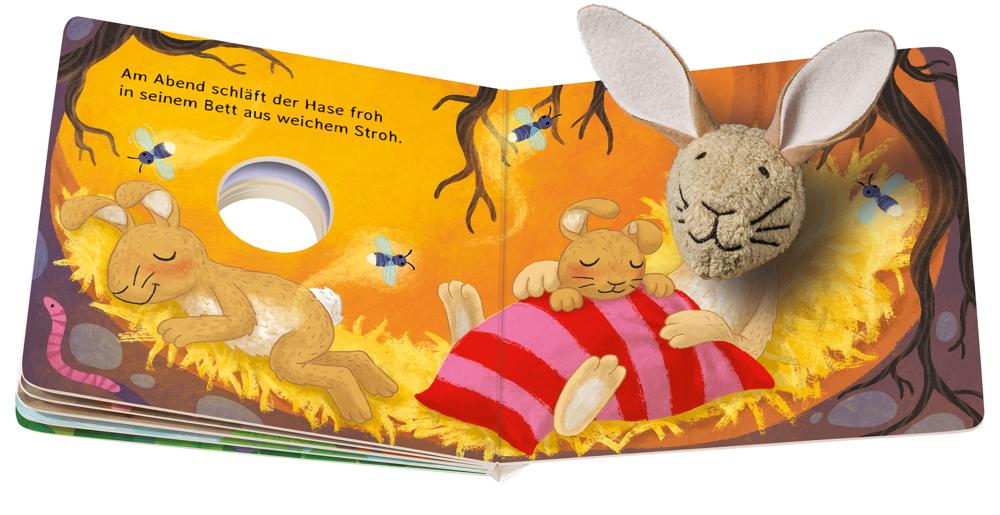 Ravensburger Pappbilderbuch Mein liebstes Fingerpuppenbuch Hallo, kleiner Hase! 43897