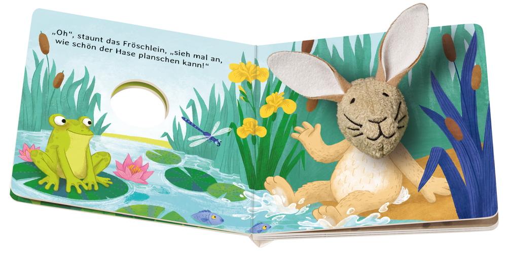 Ravensburger Pappbilderbuch Mein liebstes Fingerpuppenbuch Hallo, kleiner Hase! 43897