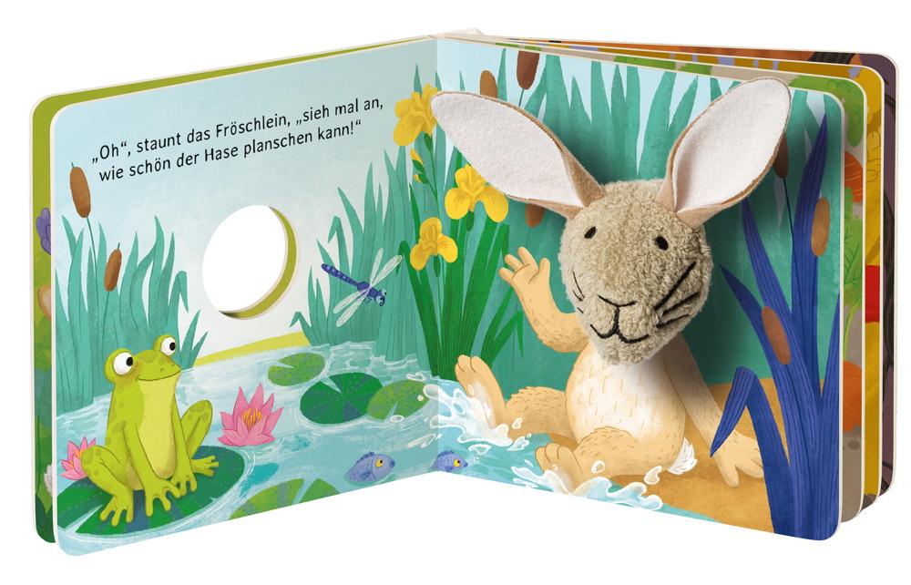 Ravensburger Pappbilderbuch Mein liebstes Fingerpuppenbuch Hallo, kleiner Hase! 43897