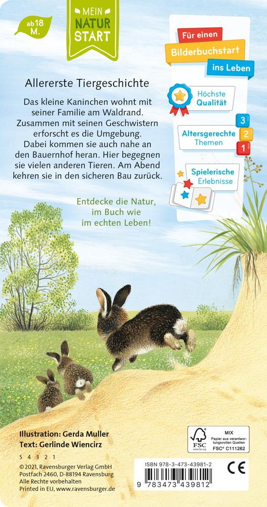 Ravensburger Pappbilderbuch Ich bin das kleine Kaninchen 43981