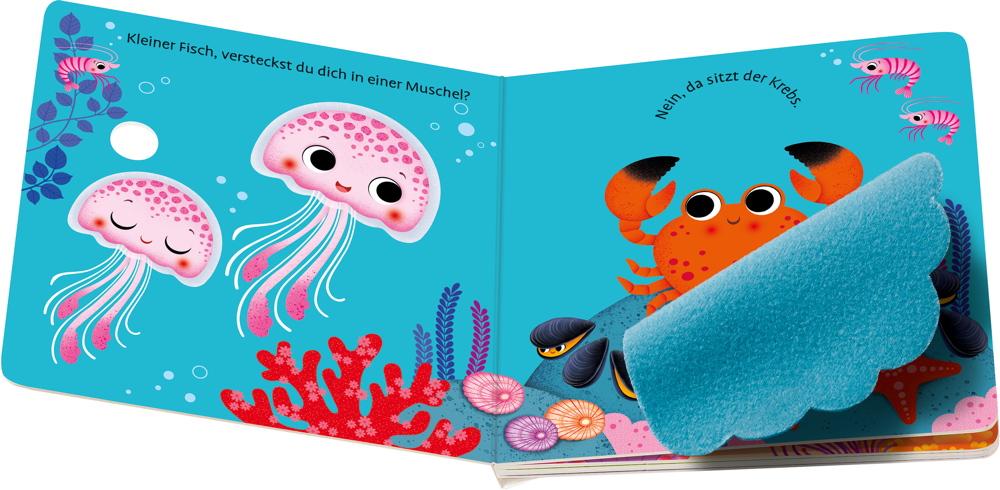 Ravensburger Pappbilderbuch Wo bist du, kleiner Fisch? 43990