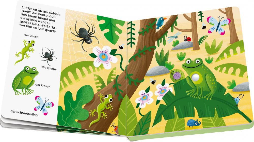 Ravensburger Buch Pappbilderbuch play+ Mein allererstes Soundbuch Im Dschungel 45628