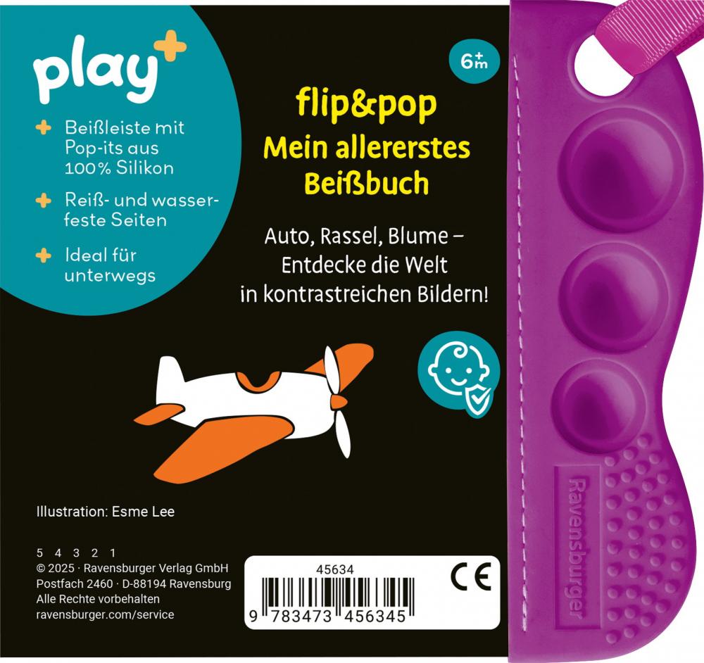 Ravensburger Buch Play+ flip&pop Erste Bilder ab 6 Monate 45634