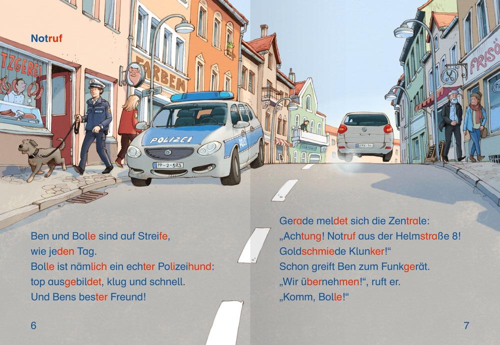 Ravensburger Buch Erstlesetitel Leserabe Polizeihund Bolle im Einsatz 46035