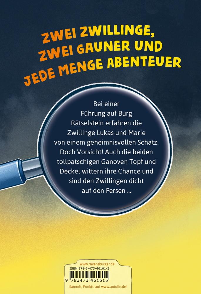 Ravensburger Buch Erstlesetitel Die Jagd nach dem magischen Detektivkoffer Band 4 Raubritter! 46161