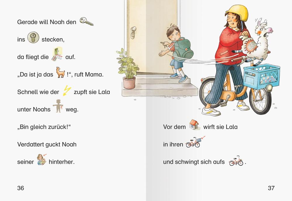 Ravensburger Buch Erstlesetitel Leserabe Vor-Lesestufe Lala, das labernde Lama 46213