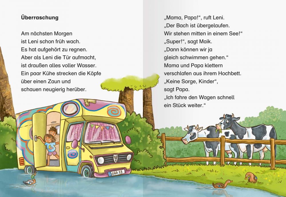 Ravensburger Buch Erstlesetitel Leserabe 2. Lesestufe Unsere verrückten Camping-Ferien 46310