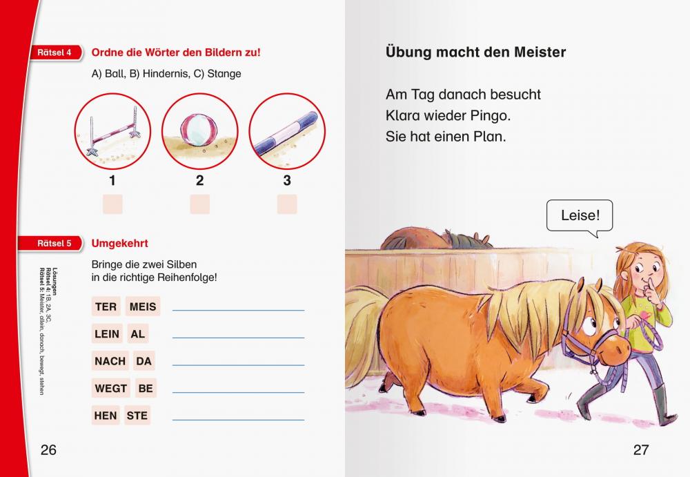 Ravensburger Buch Erstlesetitel Leserabe 1. Lesestufe Kurz leicht Kleines Pony, großer Traum 46352