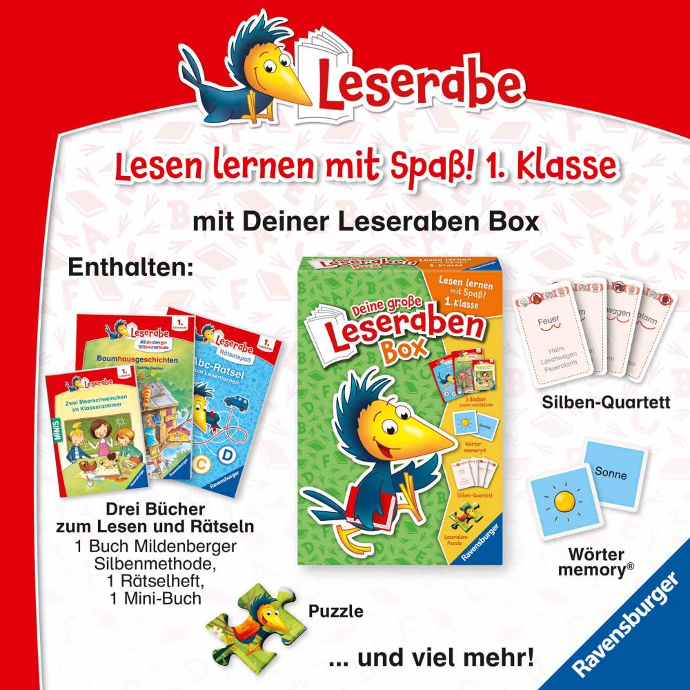 Ravensburger Buch Erstlesetitel Leserabe 1. Lesestufe Aufregung im Freizeitpark 46368