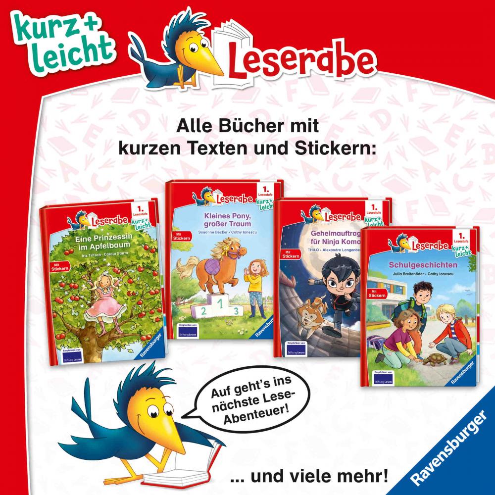 Ravensburger Buch Leserabe 1. Lesestufe Kurz und leicht Eine Prinzessin im Apfelbaum 46374