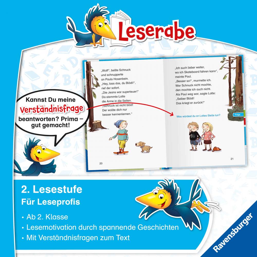 Ravensburger Buch Erstlesetitel Leserabe 2. Lesestufe Die Waschbären Bande 46386