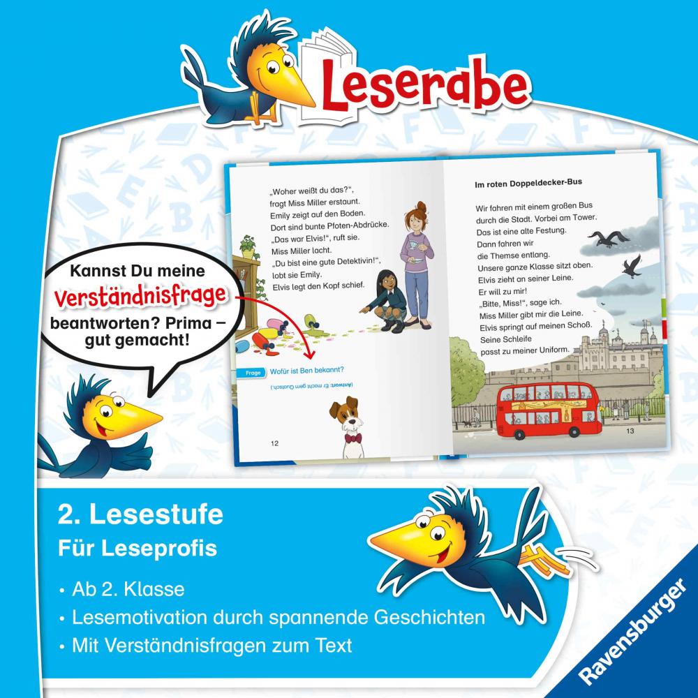 Ravensburger Buch Erstlesetitel Leserabe 2. Lesestufe Auf heißer Spur Die Detektive von London 46391