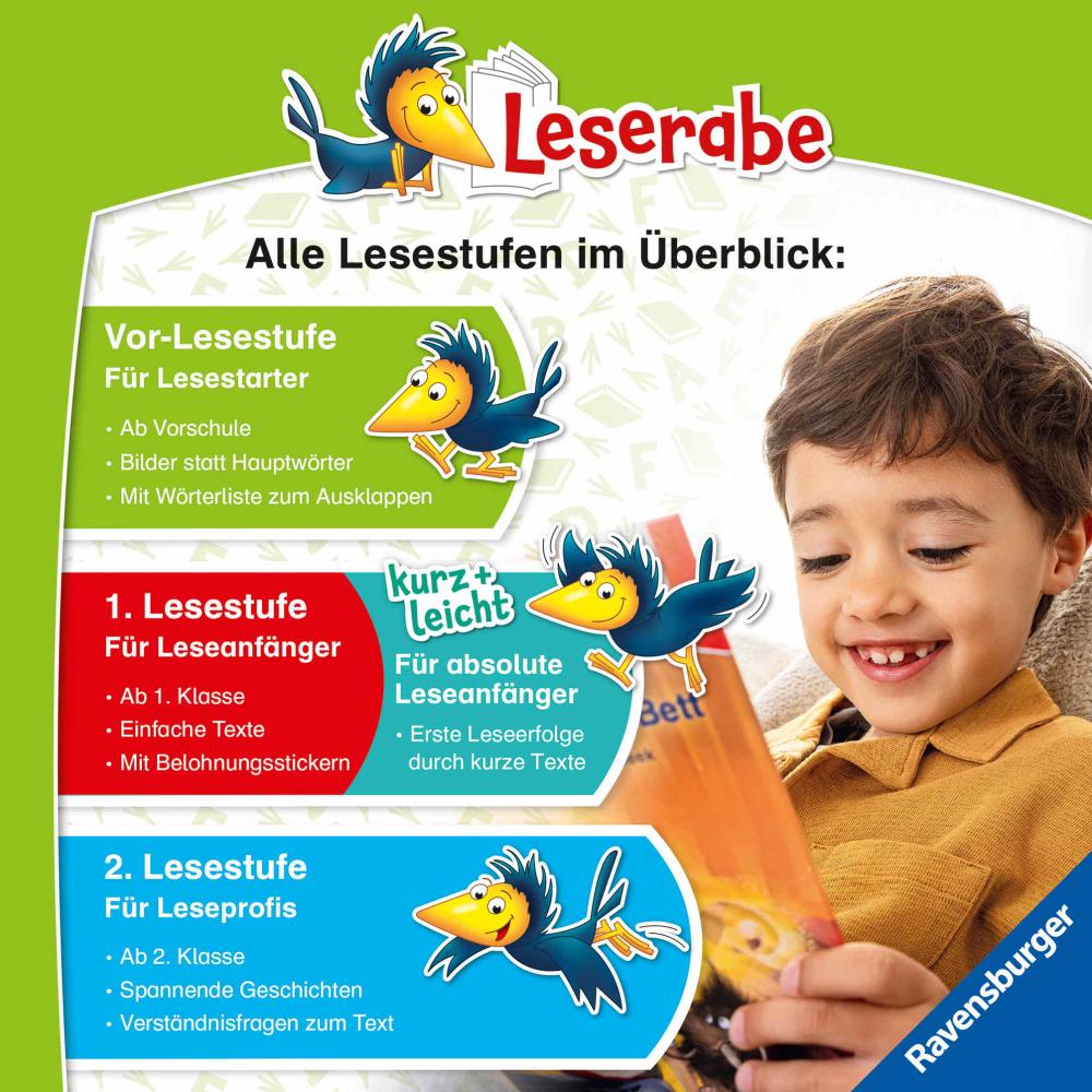 Ravensburger Buch Erstlesetitel Leserabe Sonderausgaben Deine große Leseraben VorschulBox 46393