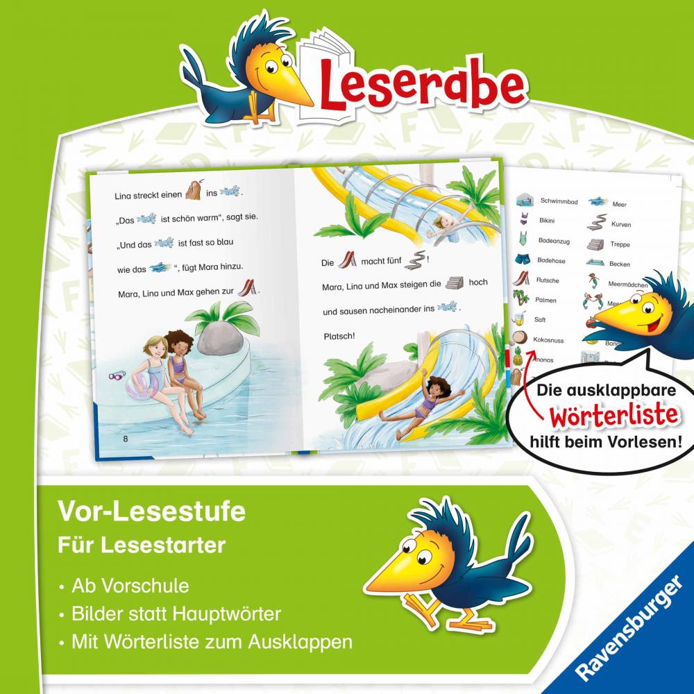 Ravensburger Buch Erstlesetitel Leserabe VorLesestufe Meermädchen Mara und die magische Perle 46401