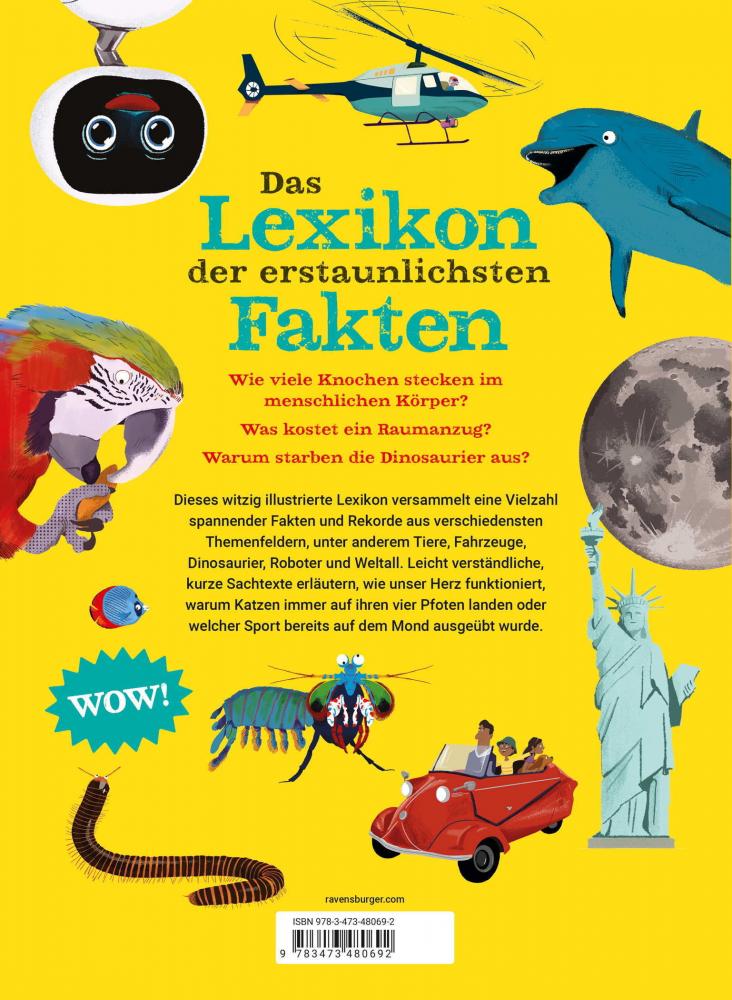 Ravensburger Buch Kindersachbuch Das Lexikon der erstaunlichsten Fakten 48069