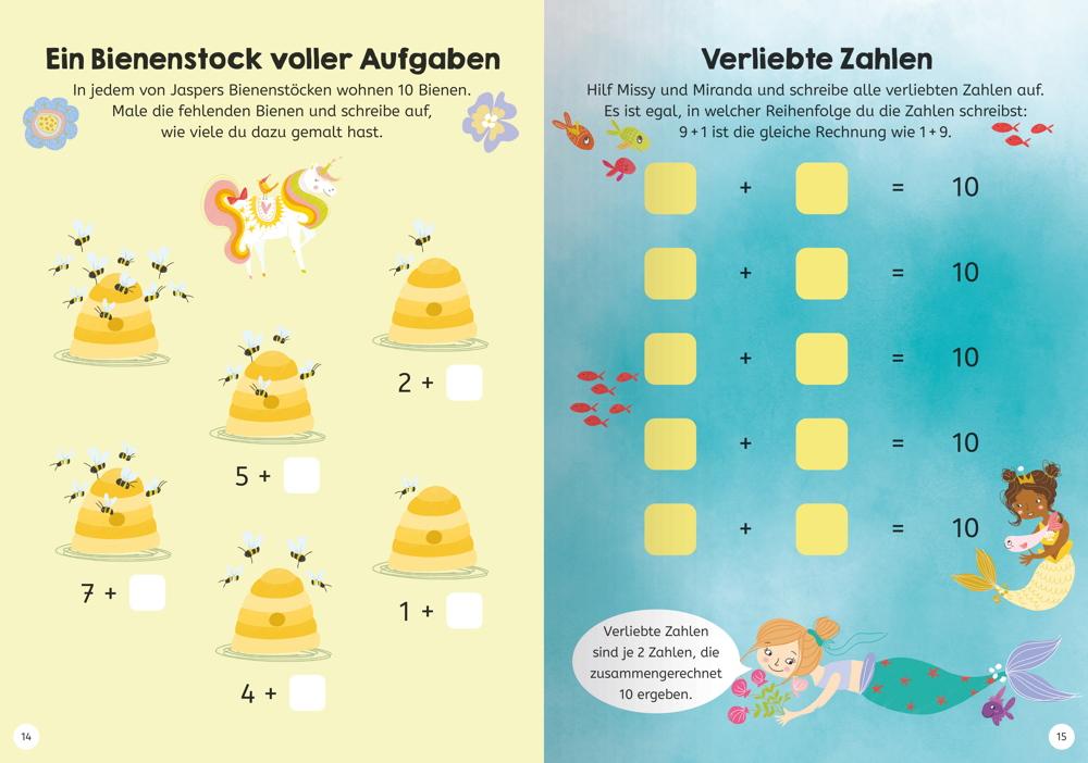 Ravensburger Buch Lernen Einhorn-Akademie Erstes Rechnen 48945