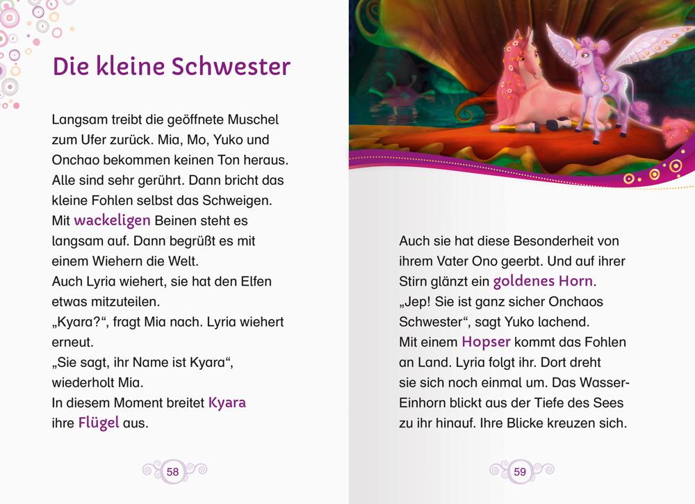 Ravensburger erzählendes Kinderbuch Mia and me Das kleine Einhorn Für Erstleser 49193