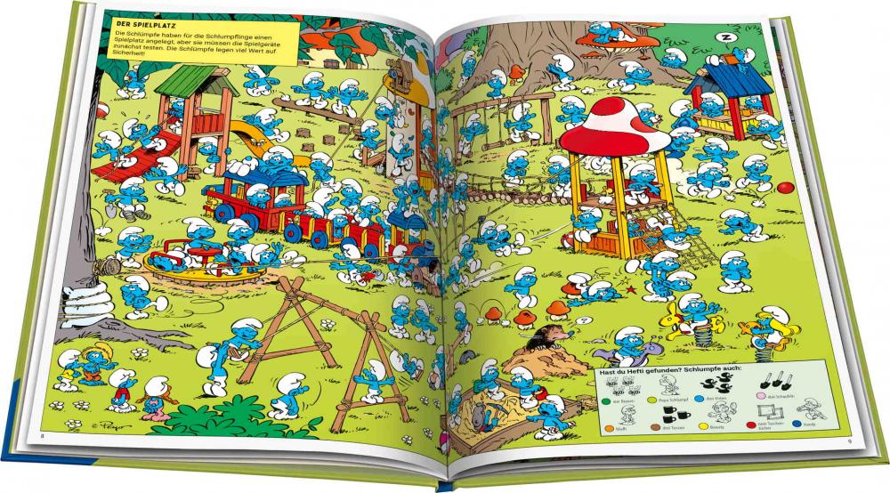 Ravensburger Buch Bilderbuch Die Schlümpfe Das große Wimmelbuch 49756