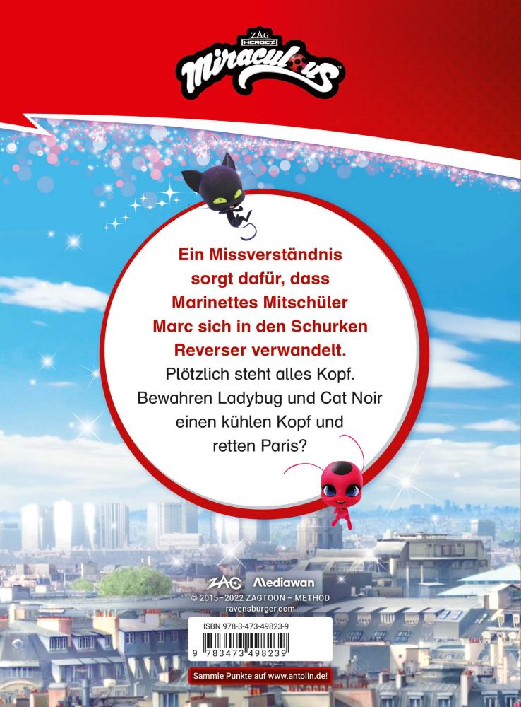 Ravensburger Buch Erzählendes Kinderbuch Miraculous Der zerrissene Traum 49823