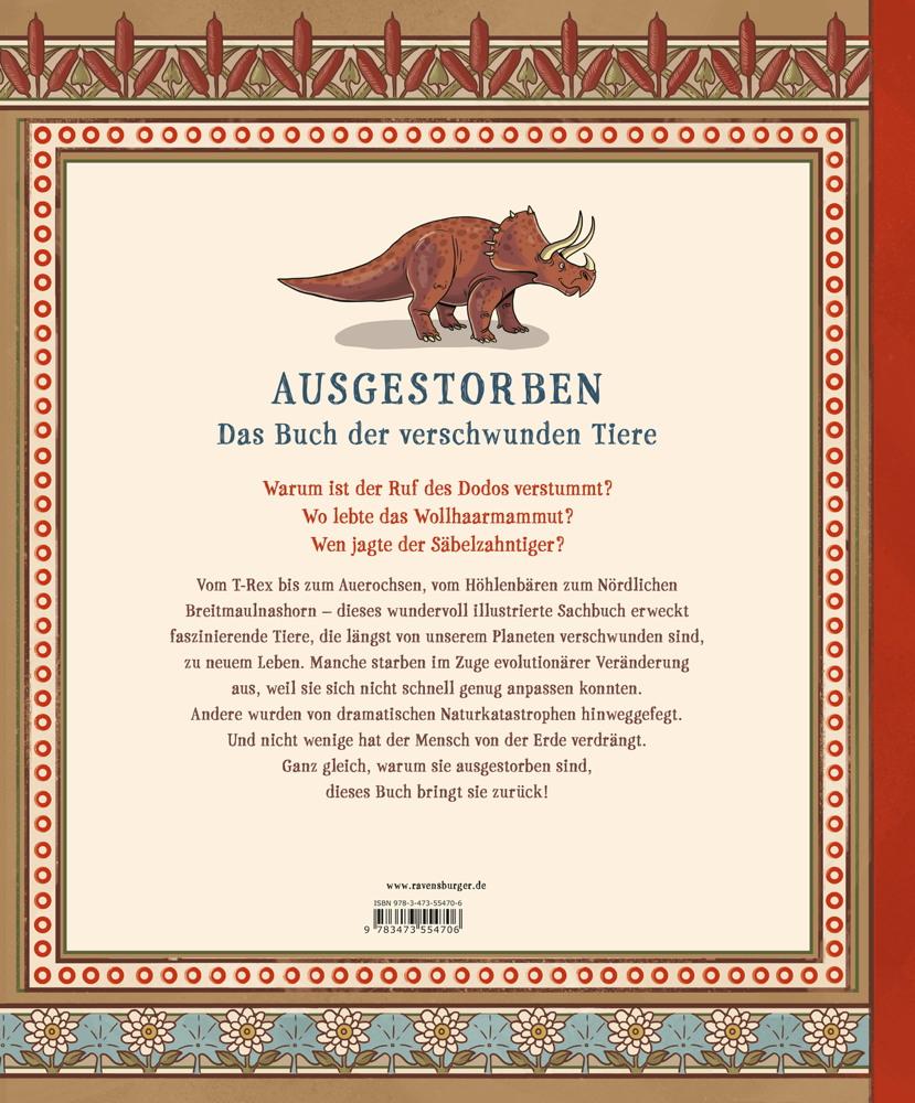 Ravensburger Kindersachbuch Ausgestorben Das Buch der verschwundenen Tiere 55470