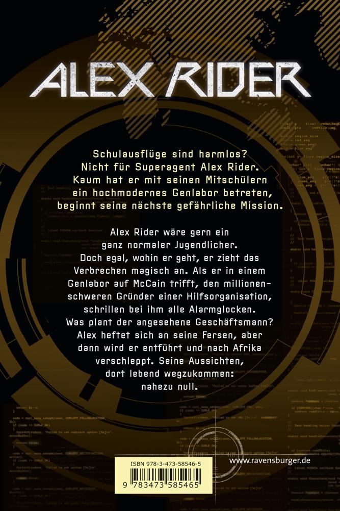 Ravensburger Taschenbuch Alex Rider Band 8 Crocodile Tears 58546