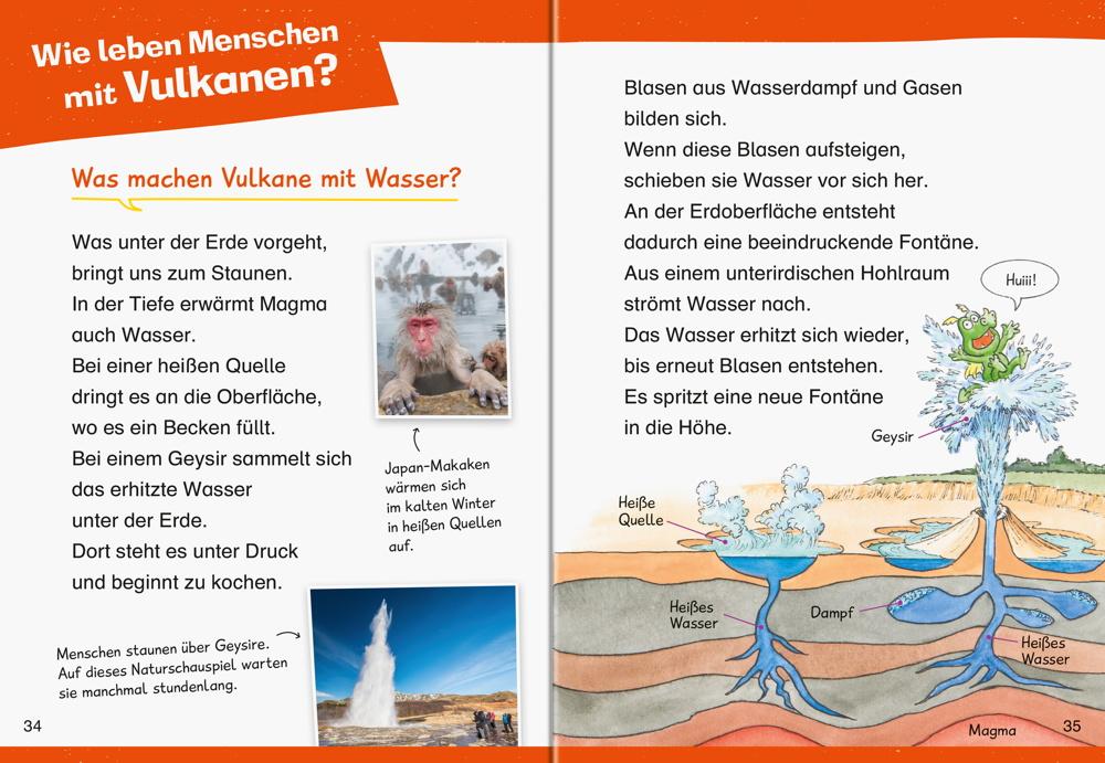 Ravensburger Buch Wieso? Weshalb? Warum? Erstleser Vulkane Band 2 60001