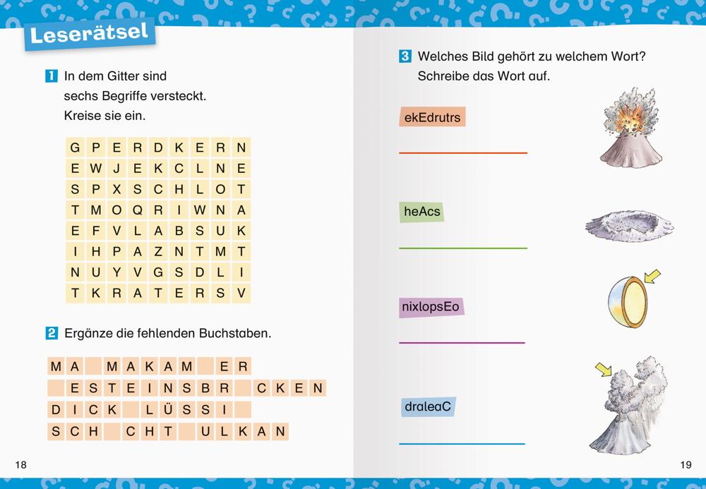 Ravensburger Buch Wieso? Weshalb? Warum? Erstleser Vulkane Band 2 60001