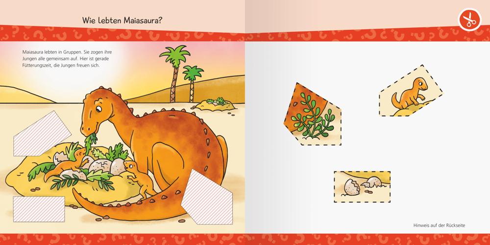 Ravensburger Buch Wieso? Weshalb? Warum? Malbuch junior AKTIV Dinosaurier 60040