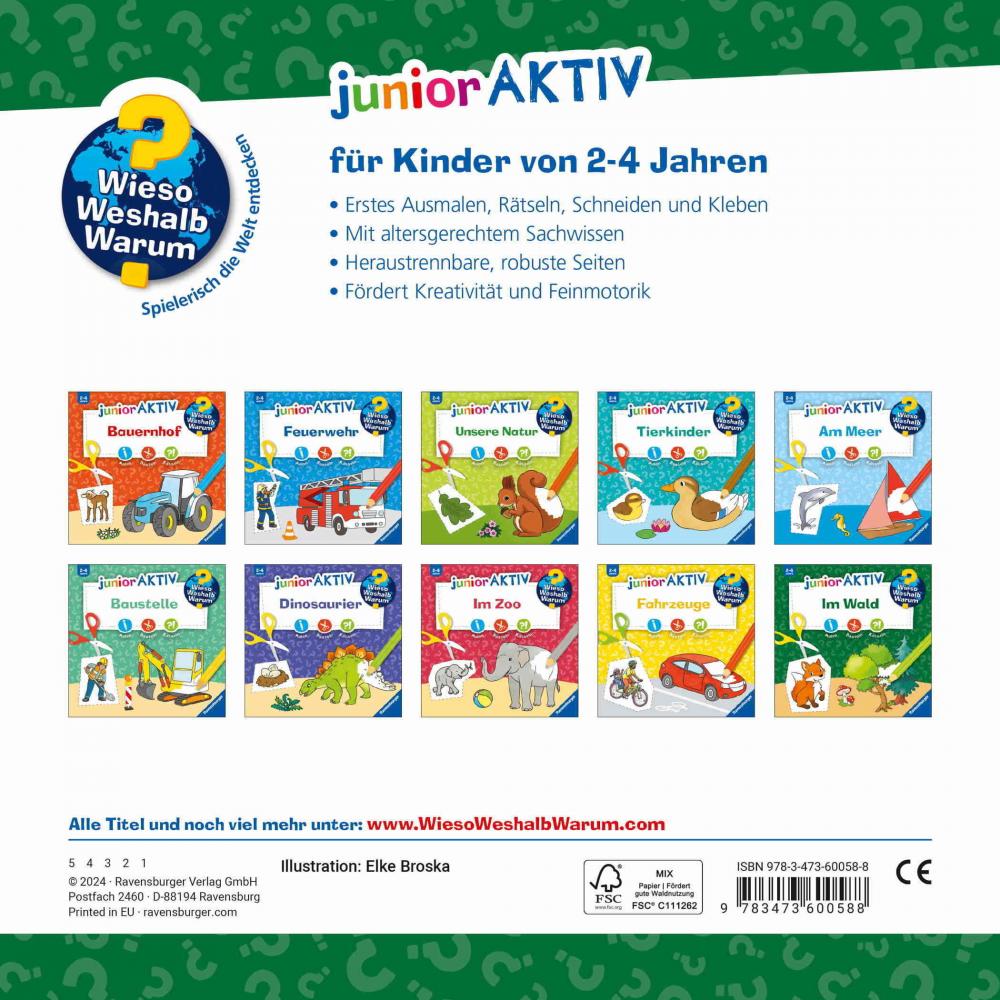 Ravensburger Buch Wieso? Weshalb? Warum? junior AKTIV Im Wald 60058