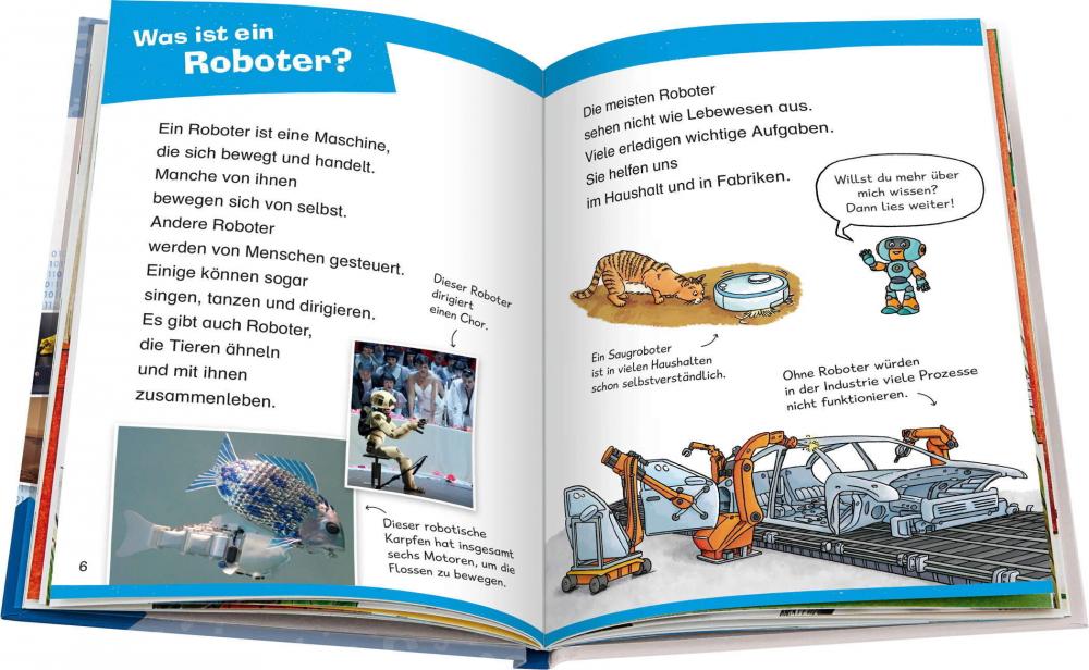 Ravensburger Buch Wieso? Weshalb? Warum? Erstleser Band 14 Roboter 60067