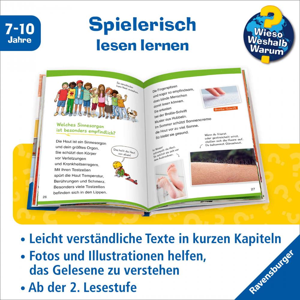 Ravensburger Buch Wieso? Weshalb? Warum? Erstleser Band 15 Mein Körper 60068