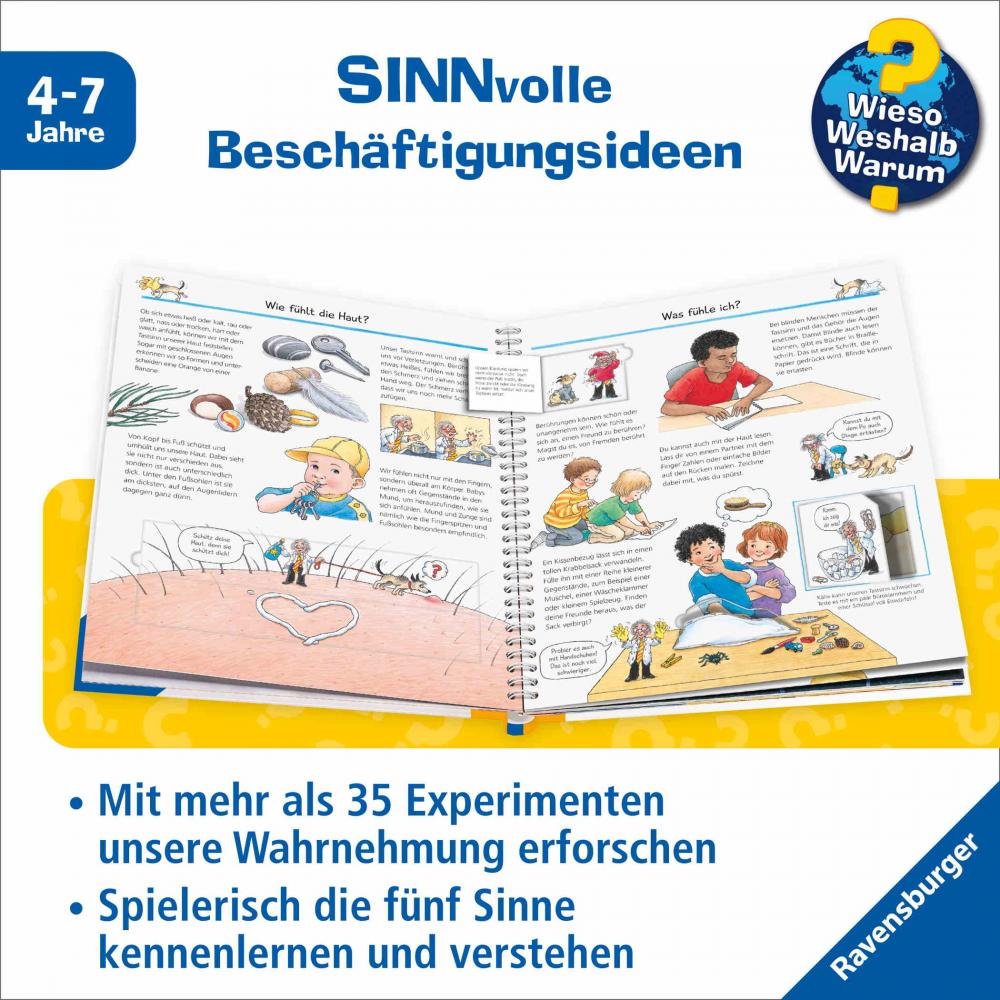 Ravensburger Buch Wieso? Weshalb? Warum? Band 31 Experimentieren mit allen Sinnen 60074