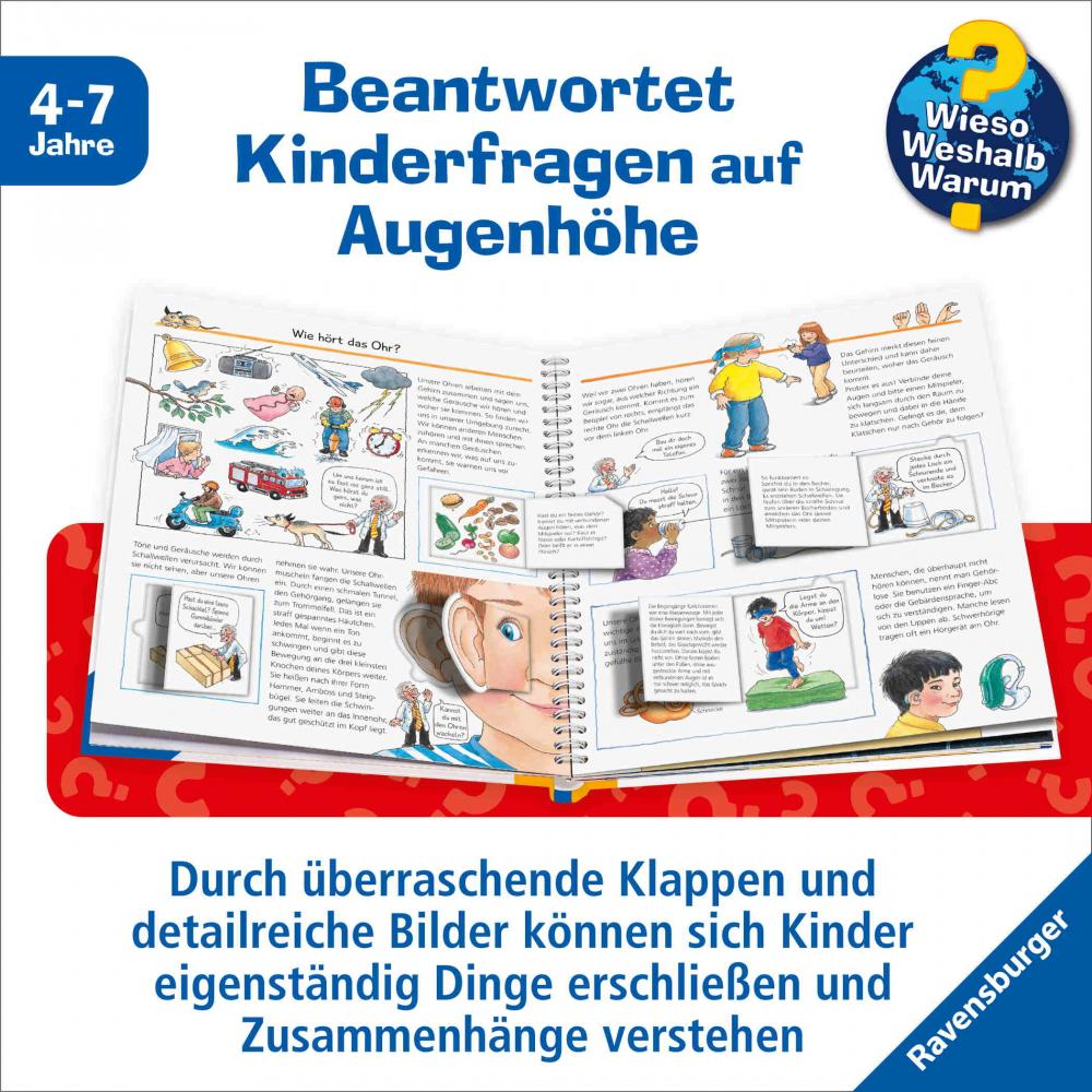 Ravensburger Buch Wieso? Weshalb? Warum? Band 31 Experimentieren mit allen Sinnen 60074