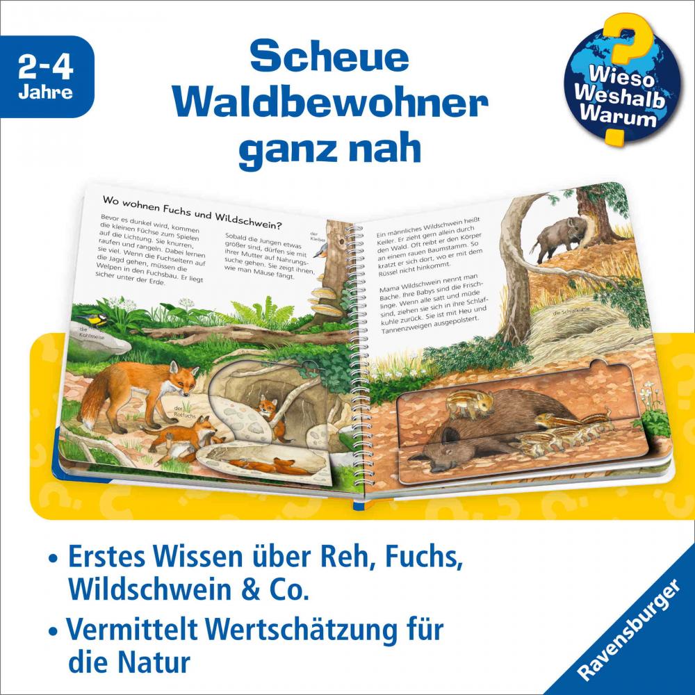 Ravensburger Buch Wieso? Weshalb? Warum? Junior Band 77 Tiere im Wald 60079