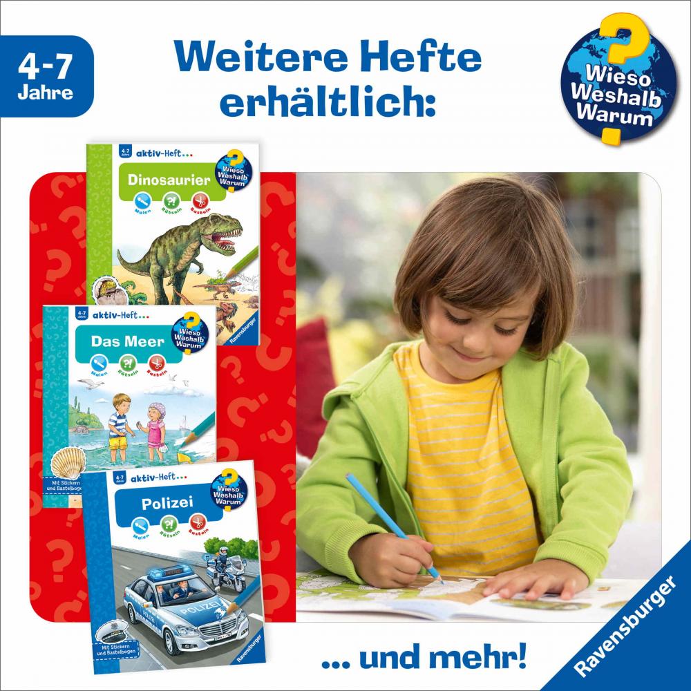 Ravensburger Buch Wieso? Weshalb? Warum? Malbuch aktivHeft Schule 60080