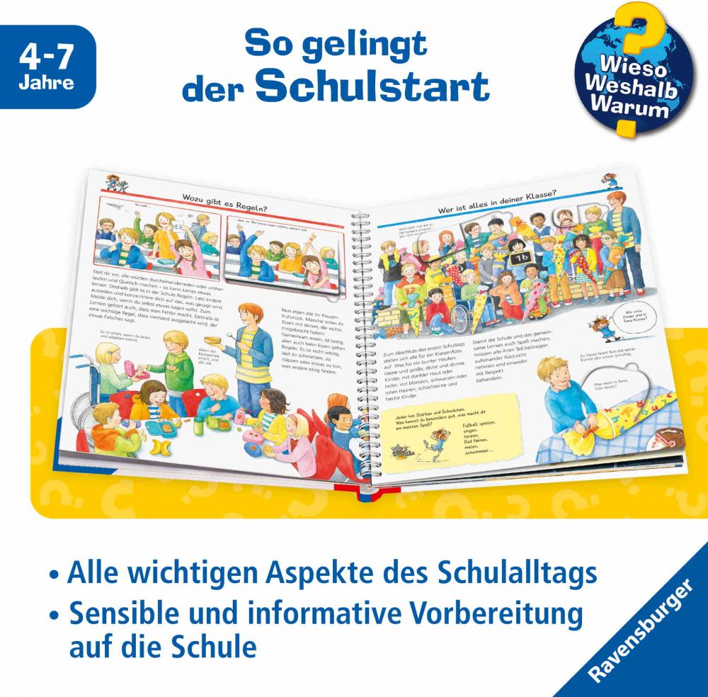 Ravensburger Buch Wieso? Weshalb? Warum? Kindersachbuch Band 14 Ich komme in die Schule 60088