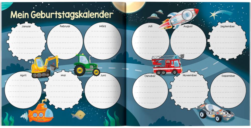 HABA Buch Meine Kindergarten Freundebuch Fahrzeuge 1305925001