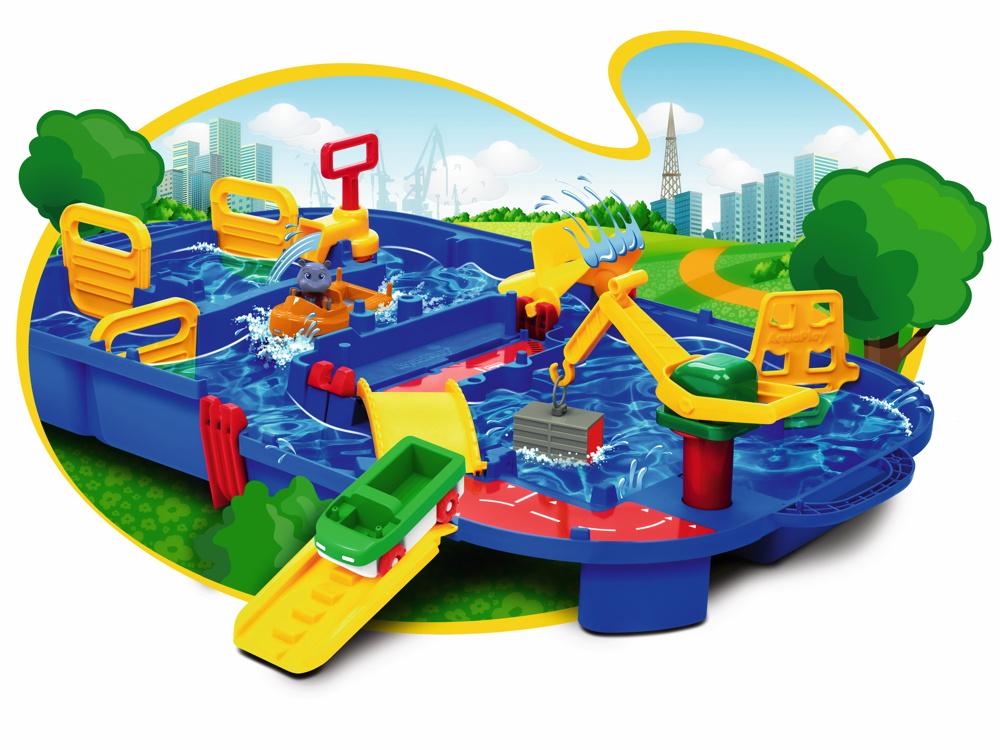 AquaPlay Outdoor Wasser Spielzeug Wasserbahn LockBox Transportkoffer 8700001516