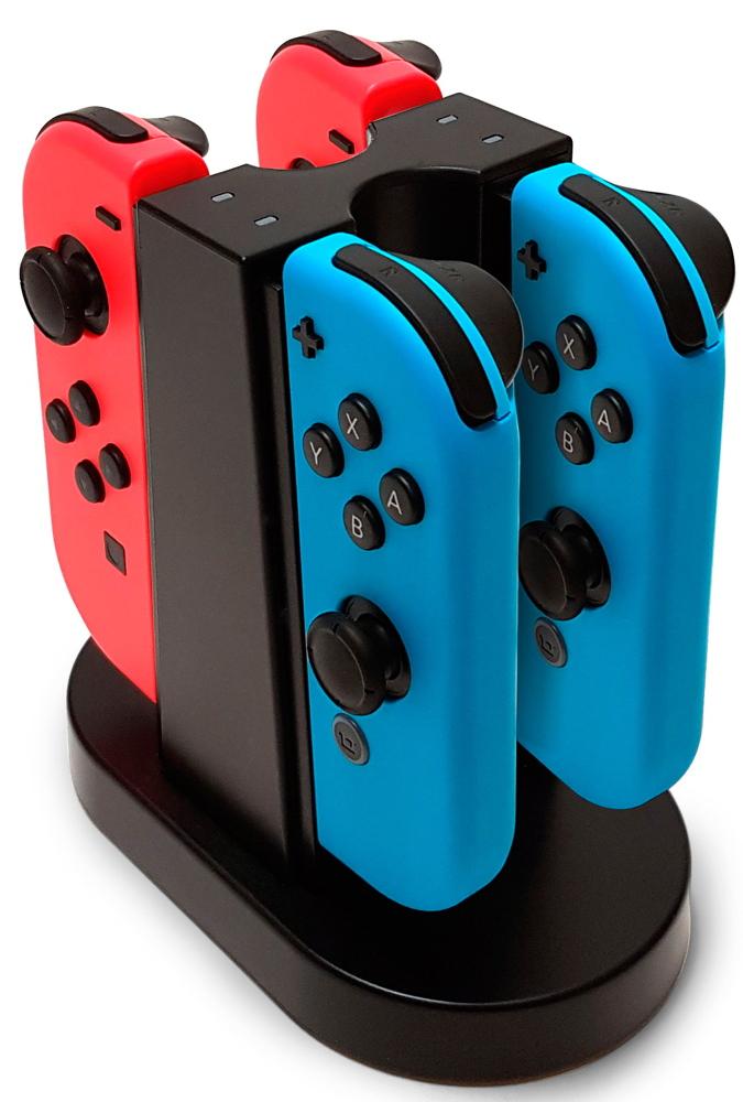 Bigben für Nintendo Switch USB Ladestation Charging Station für 4 Joy-Con BB357967