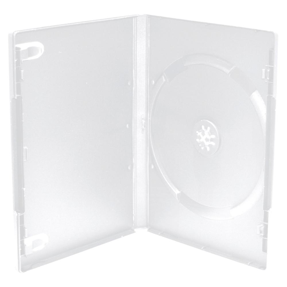 10 Mediarange DVD Hüllen 1er Box 14 mm für je 1 BD / CD / DVD transparent