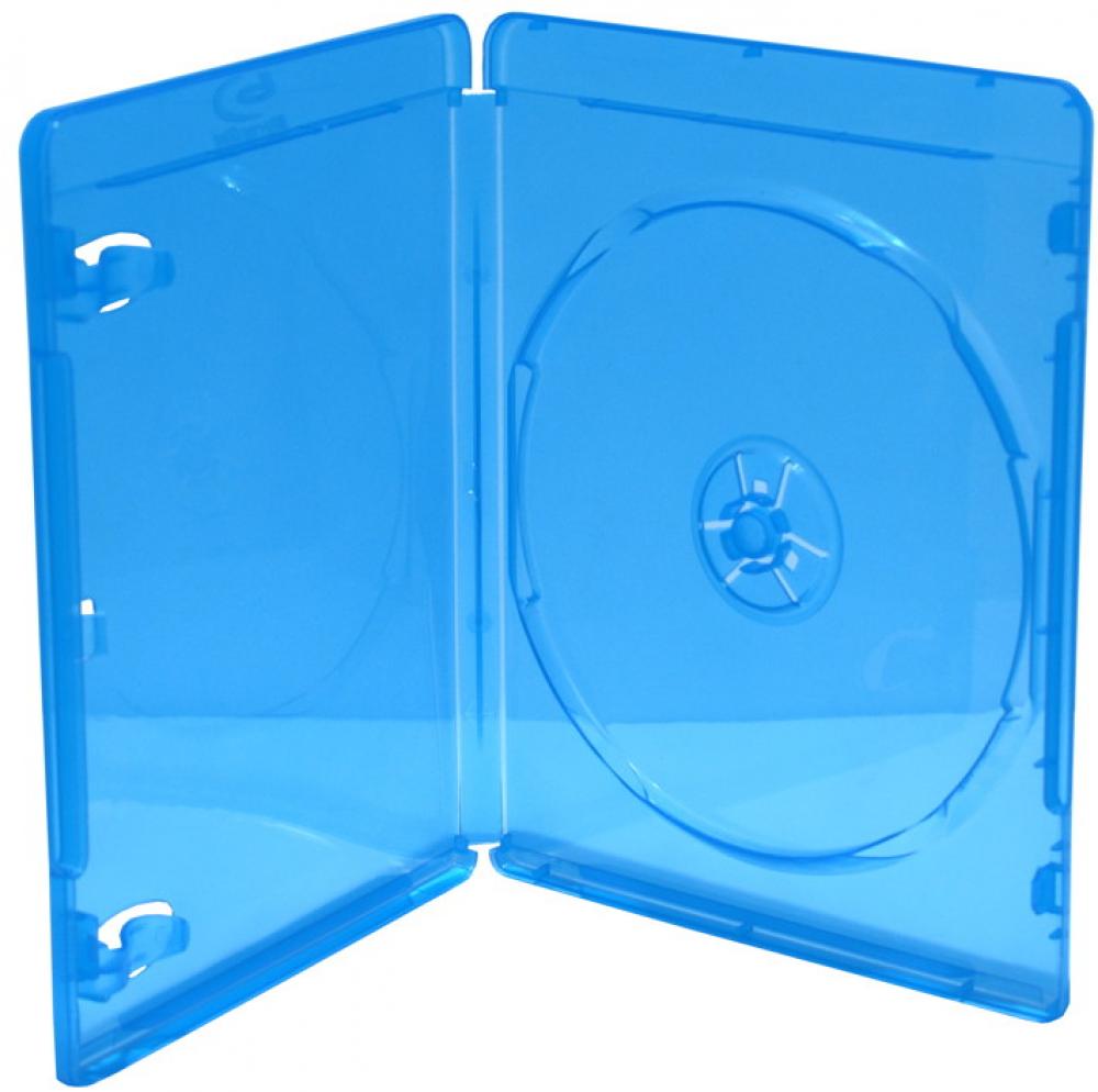 10 Mediarange Blu-ray Hüllen 1er Box 11 mm für je 1 BD / CD / DVD blau