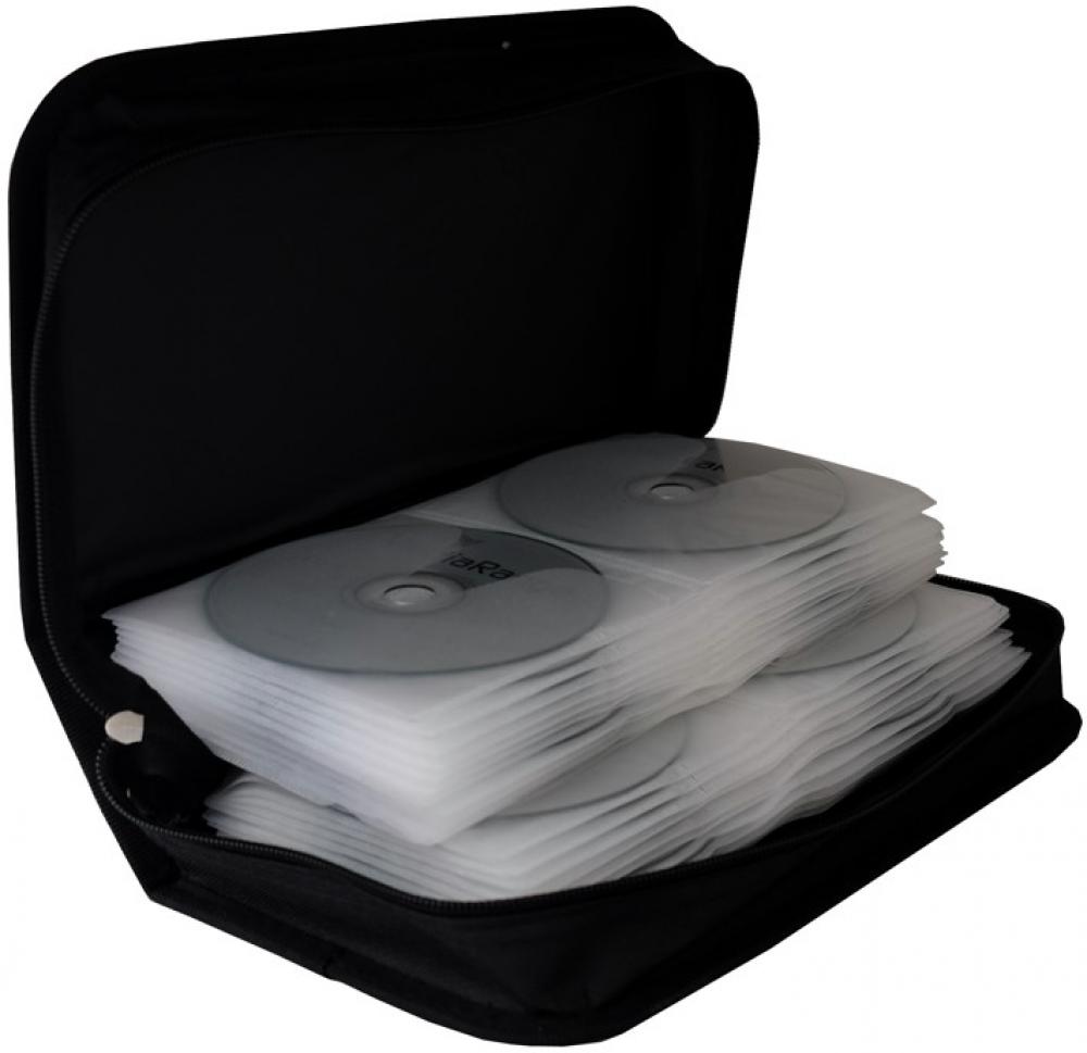 10 Mediarange Taschen Storage Wallet für 96 BD / CD / DVD in schwarz