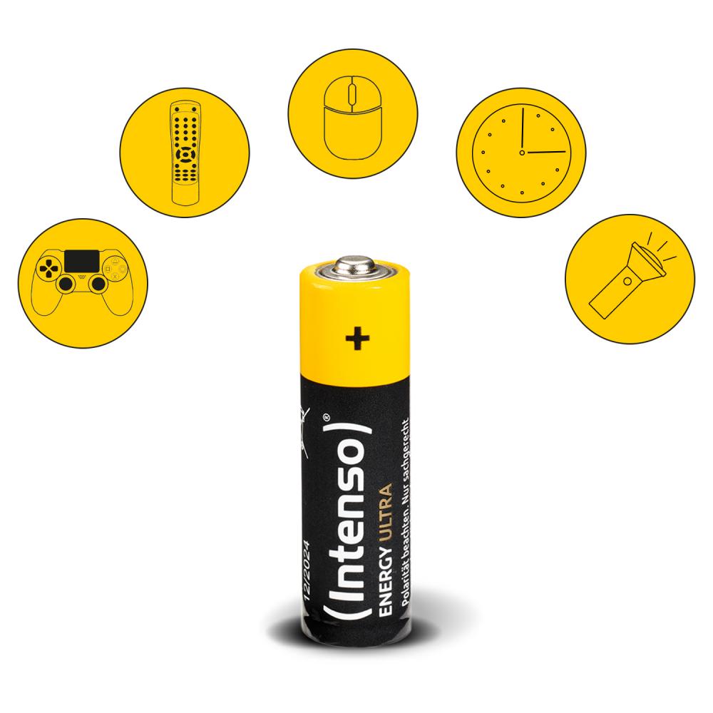 100 Intenso Energy Ultra AAA / Micro Alkaline Batterien im 10er Karton