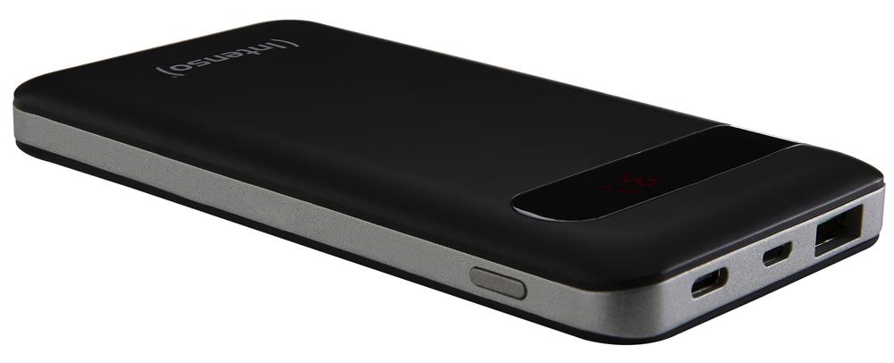 Intenso Powerbank mobile Ladestation PD 10000 mAh Typ C 2x USB OUT schwarz