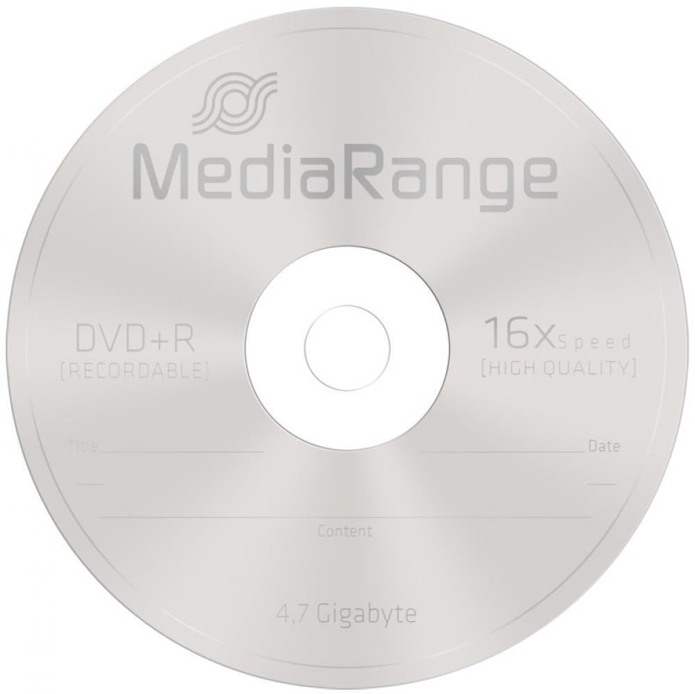 100 Mediarange Rohlinge DVD+R 4,7GB 16x Spindel