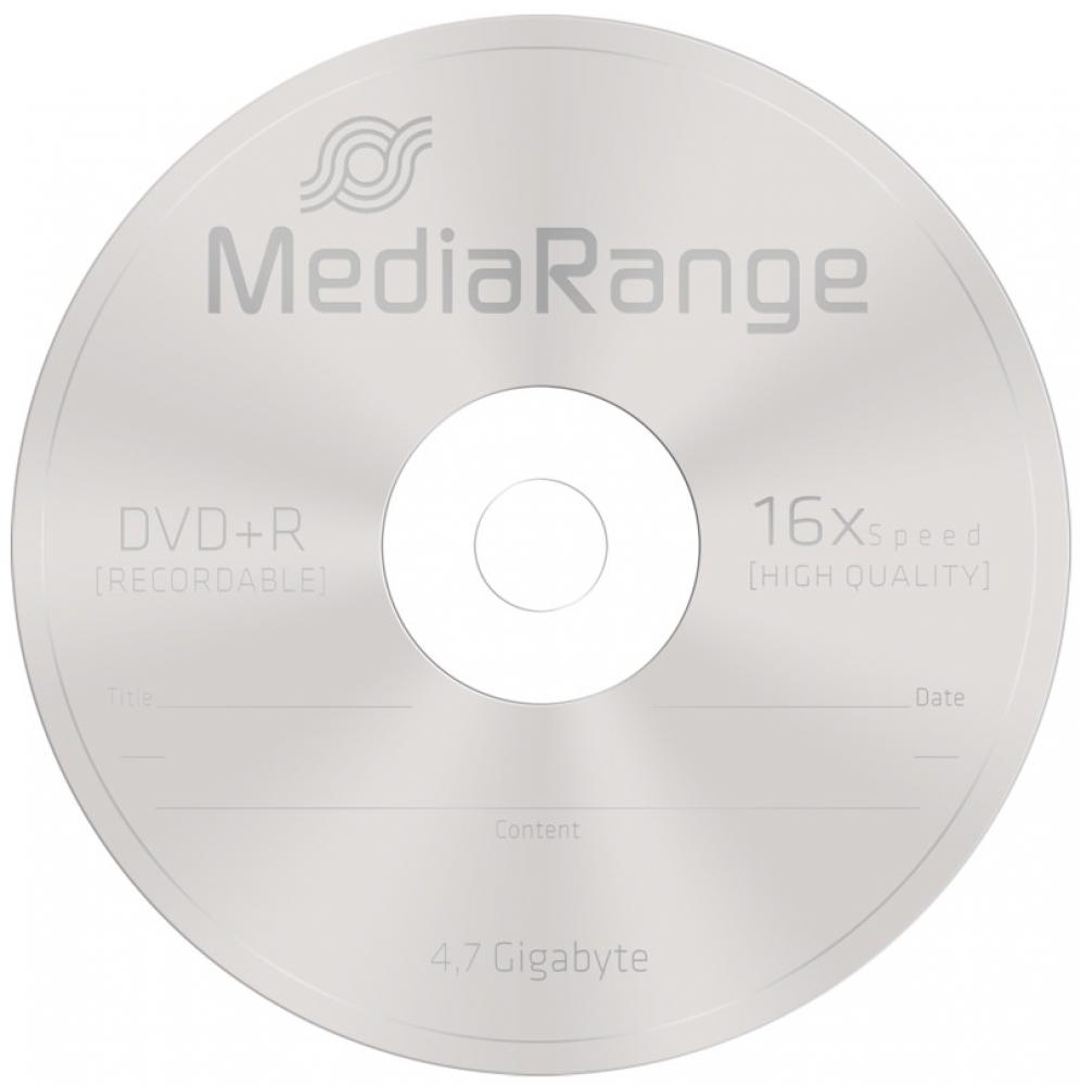 10 Mediarange Rohlinge DVD+R 4,7GB 16x Spindel